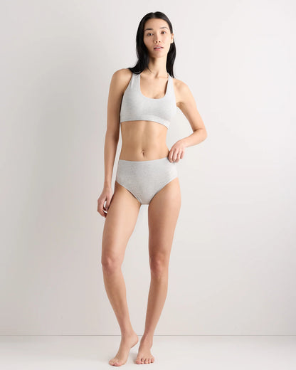 Organic Cotton High-Waisted Brief (6-Pack) - XS / Sand