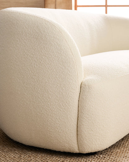 Performance Boucle Loveseat - One Size / Ivory