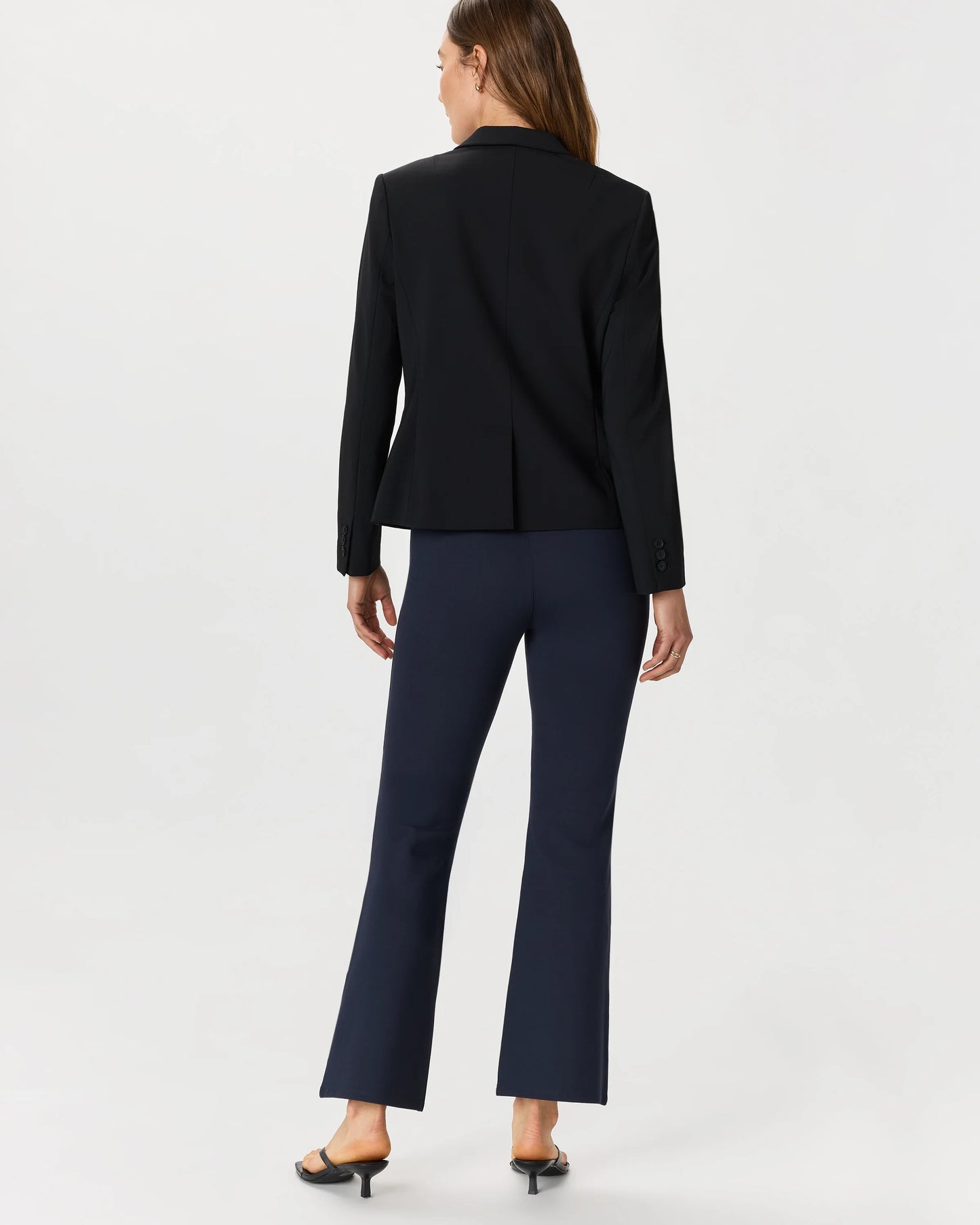 Ultra-Stretch Ponte Bootcut Pants - XS / Black