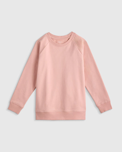 Organic Cotton French Terry Crew Neck Sweatshirt - 6 / Heart Graphic