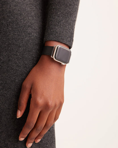 Leather Smartwatch Band - 38mm - 42mm / Cognac