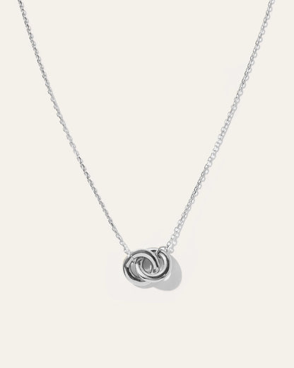 14K Gold Interlock Necklace - One Size / Yellow Gold