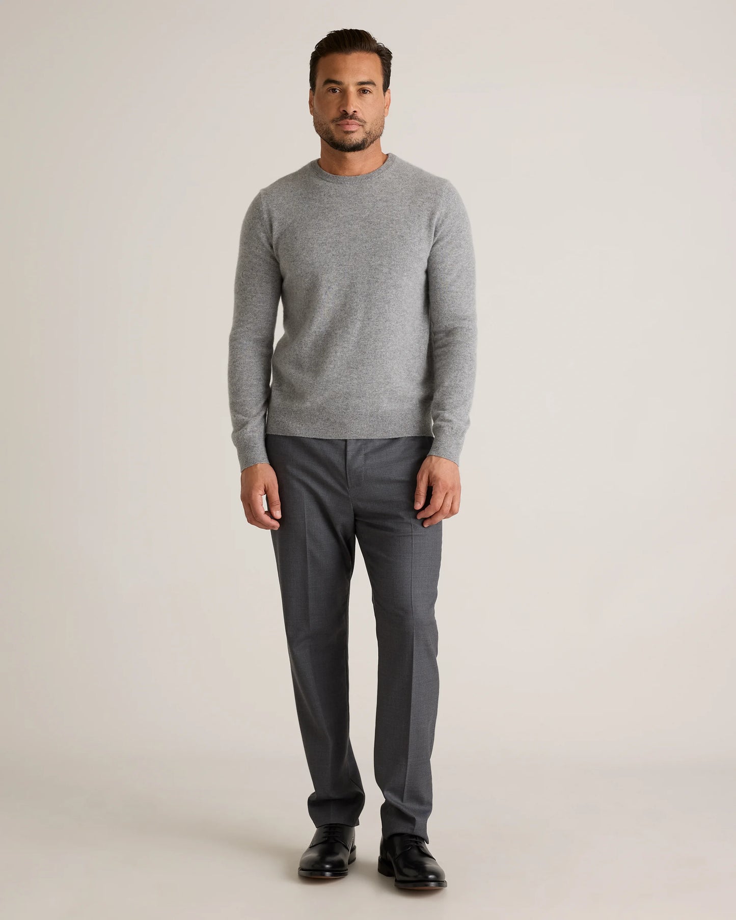 Mongolian Cashmere Crewneck Sweater - XS / Black