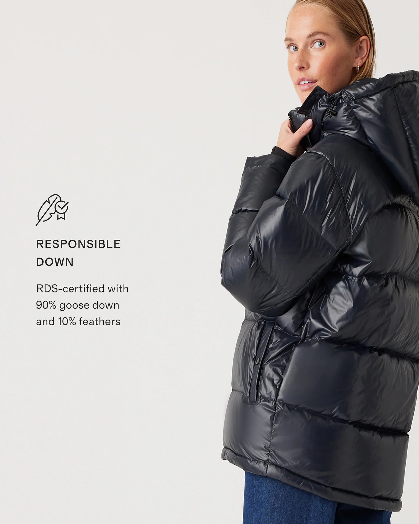 Responsible Down Puffer Jacket - XS / Sea Spray Green