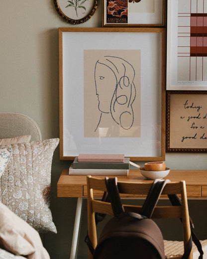 Selene by Jeff Jackson - 21.25"x26.25" / Oak
