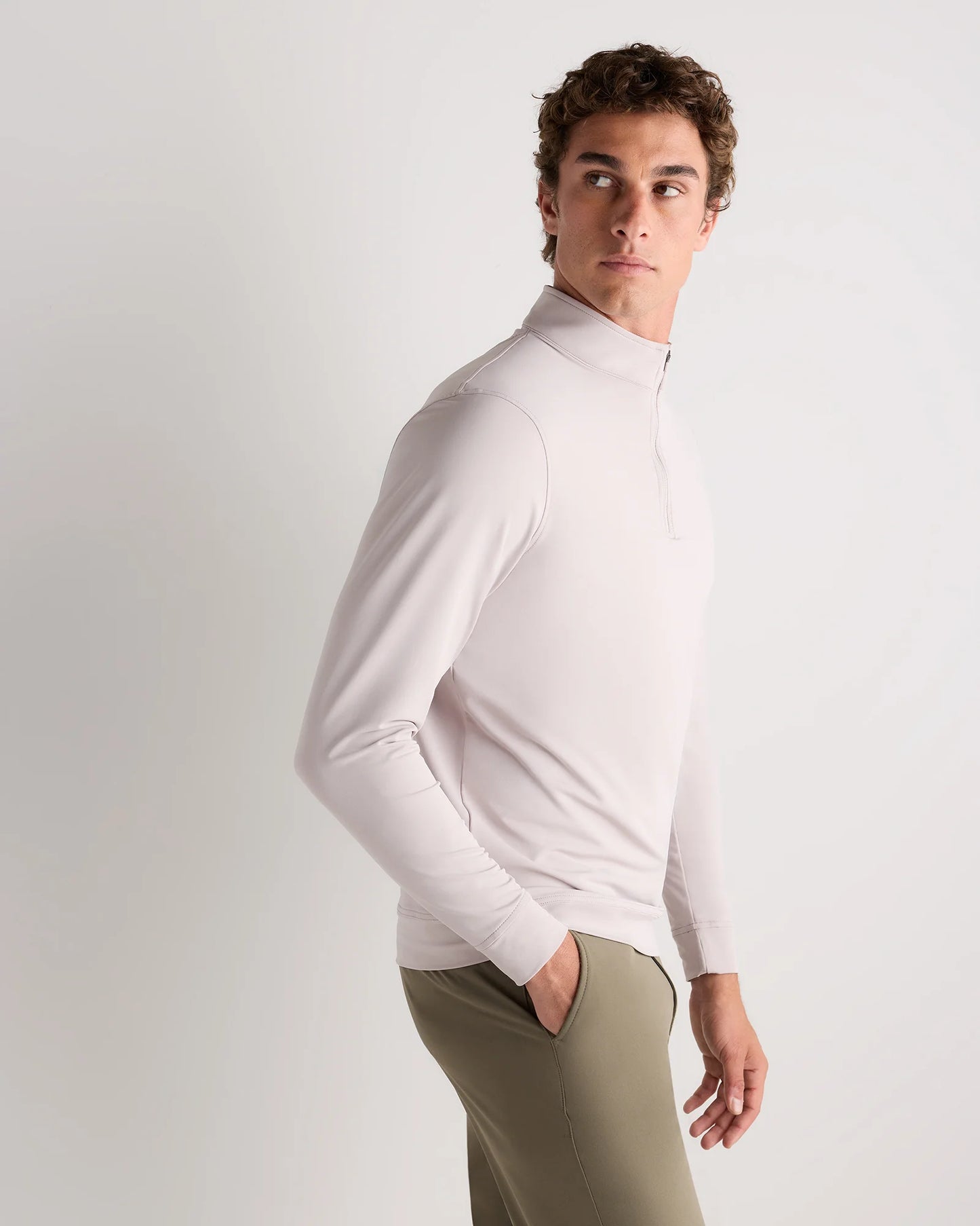 Performance Golf Quarter-Zip - S / Granite Grey