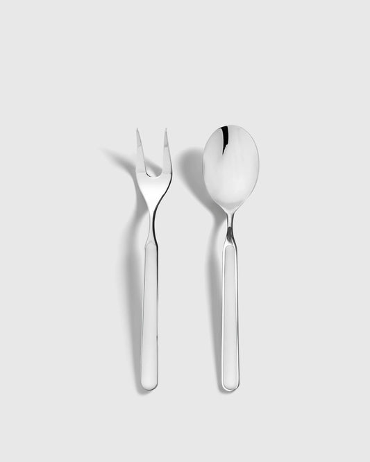 Fantasia 2-Pc Serving Utensil Set by Mepra - One Size / Porcelain