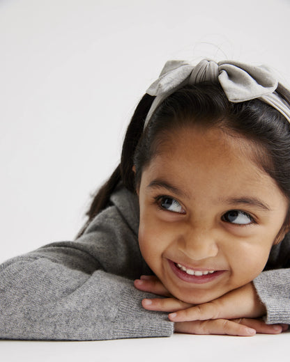 Washable Cashmere Hoodie - 2T / Oatmeal