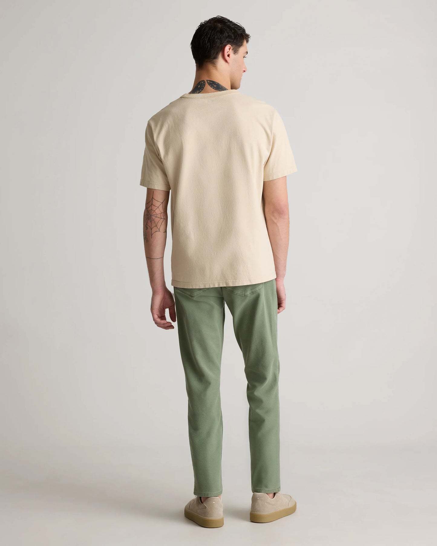 French Terry 5-Pocket Pants - Slim - 30X30 / Bayberry Olive