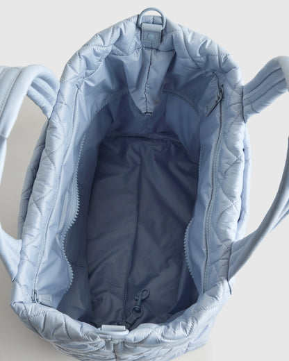 Transit Quilted Carry-All Tote - One Size / Porcelain Blue