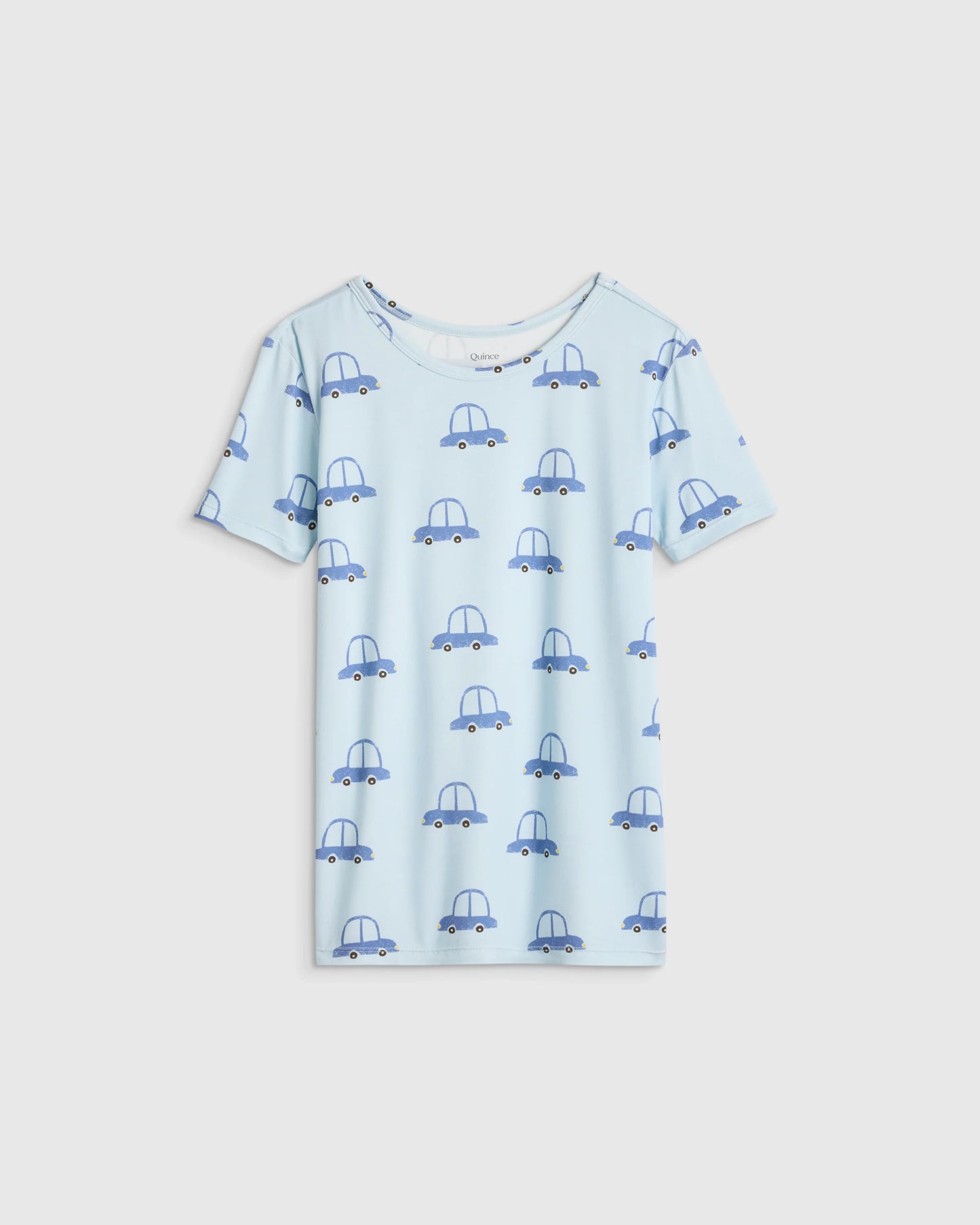 Bamboo Short Sleeve and Shorts Pajama Set - 6 / Lavender Hearts