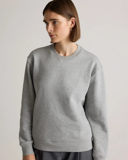 Organic Heavyweight Fleece Crew - XS / Taupe