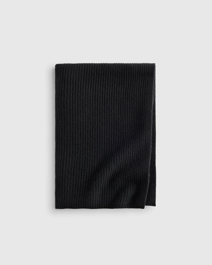 Ribbed Knit Cashmere Throw - 50x70 / Oatmeal