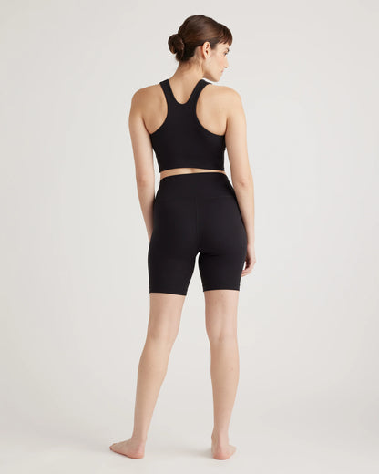 Ultra-Form High-Neck Cropped Tank - XS / Black Camo