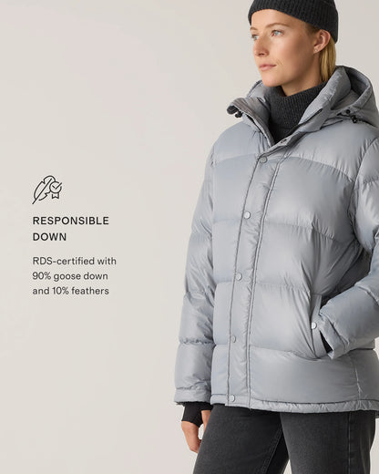 Responsible Down Puffer Jacket - XS / Sea Spray Green