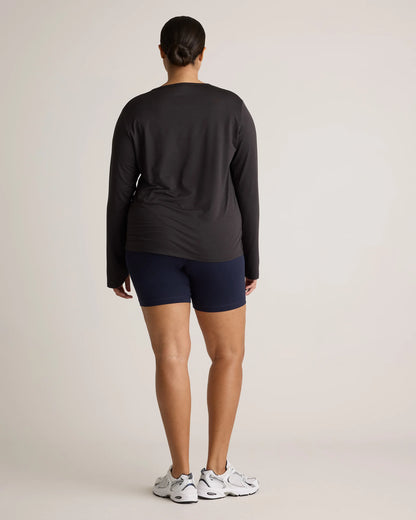 Flowknit Breeze Long Sleeve Top - XS / Heather Deep Navy