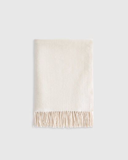 Mongolian Cashmere Throw - 50x60 / Heather Grey