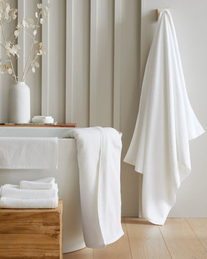 Turkish Ribbed Quick Dry Bath Sheet Bundle - One Size / Mineral
