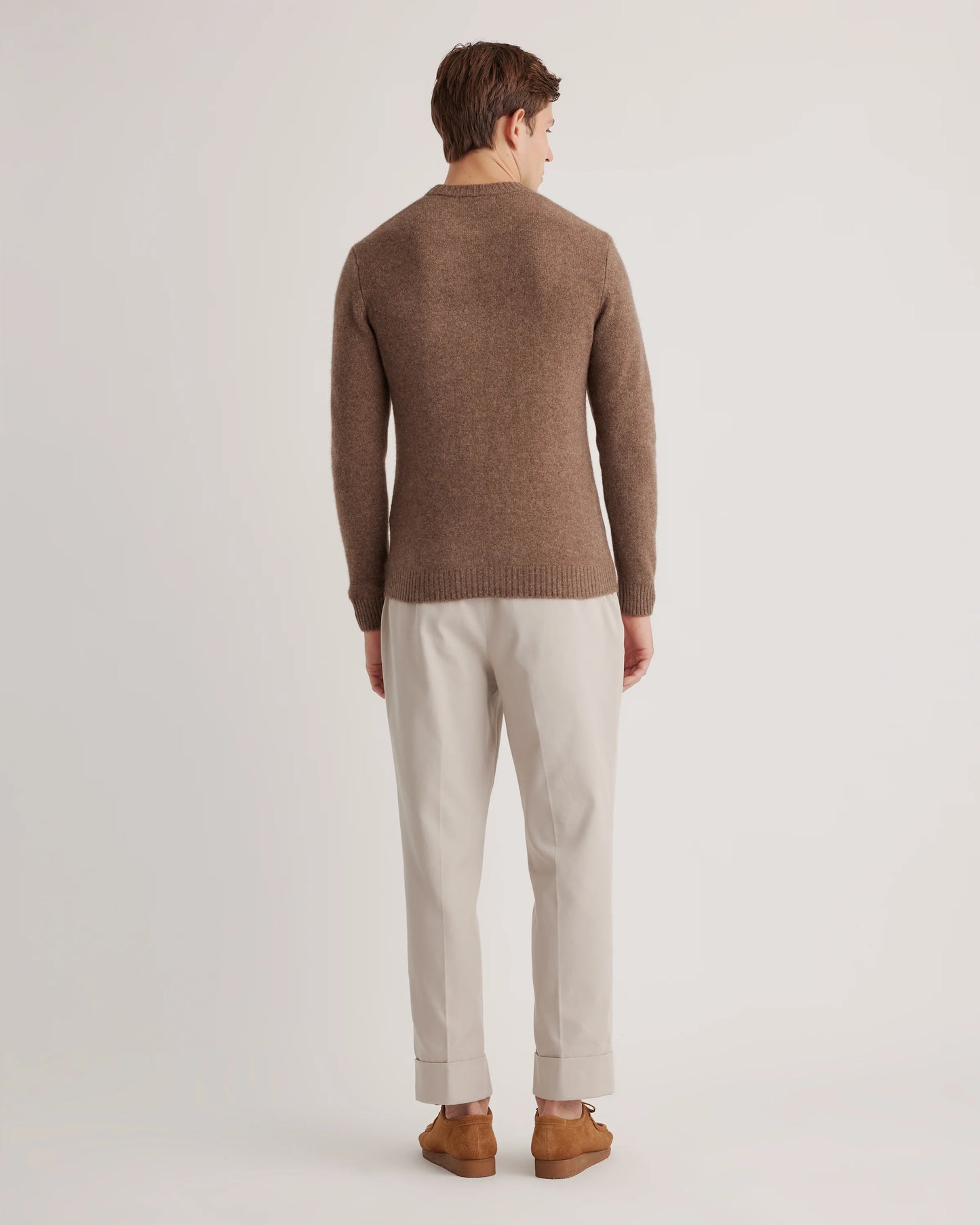 100% Yak Wool Crewneck Sweater - XS / Starry Night Navy