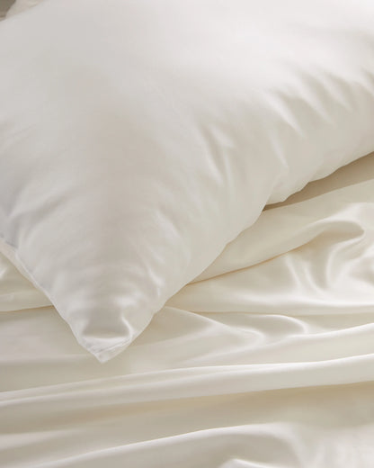 Mulberry Silk Sheet Set - Queen / Ivory