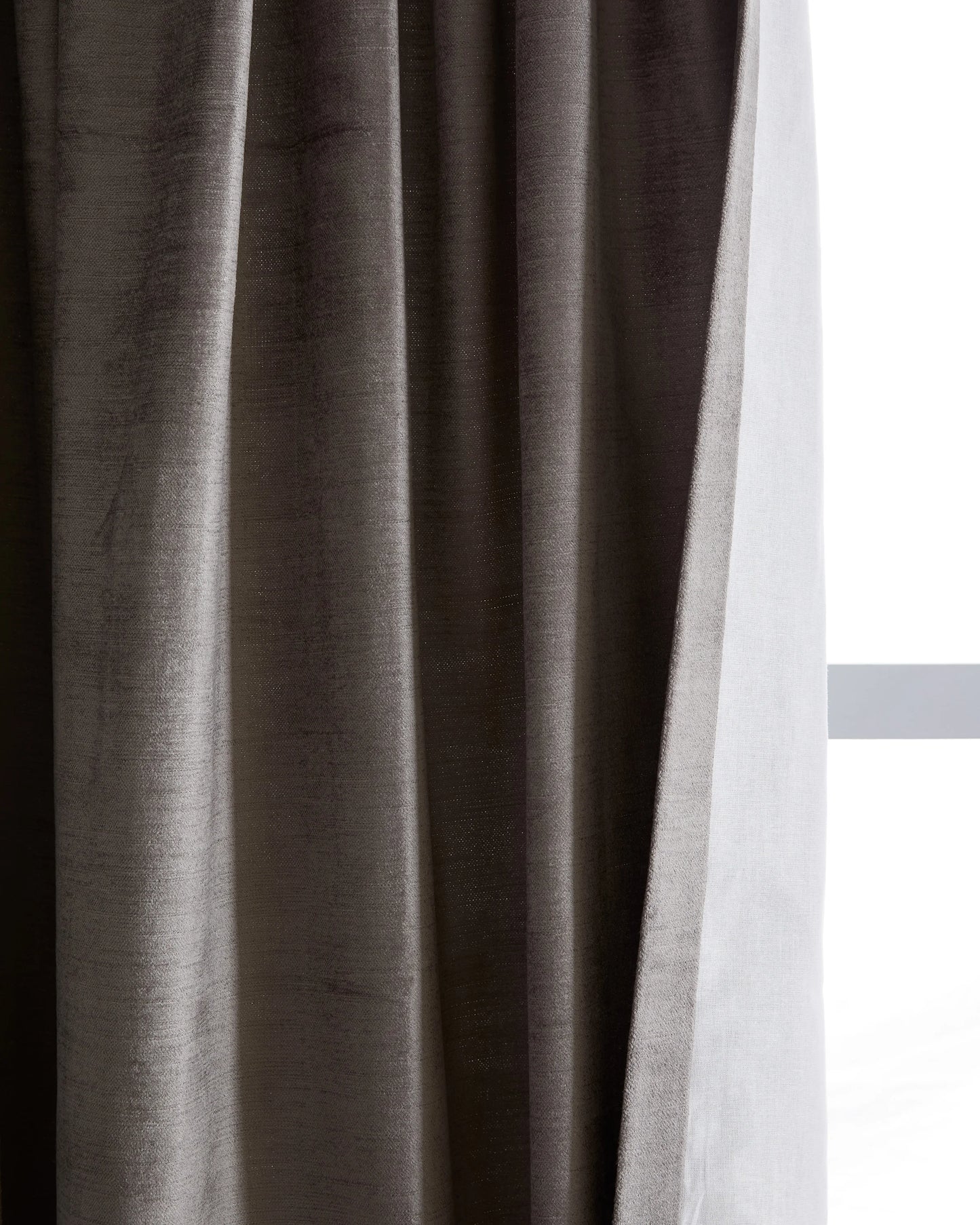 Luster Velvet Curtain - Single Panel - 48x84 / Champagne