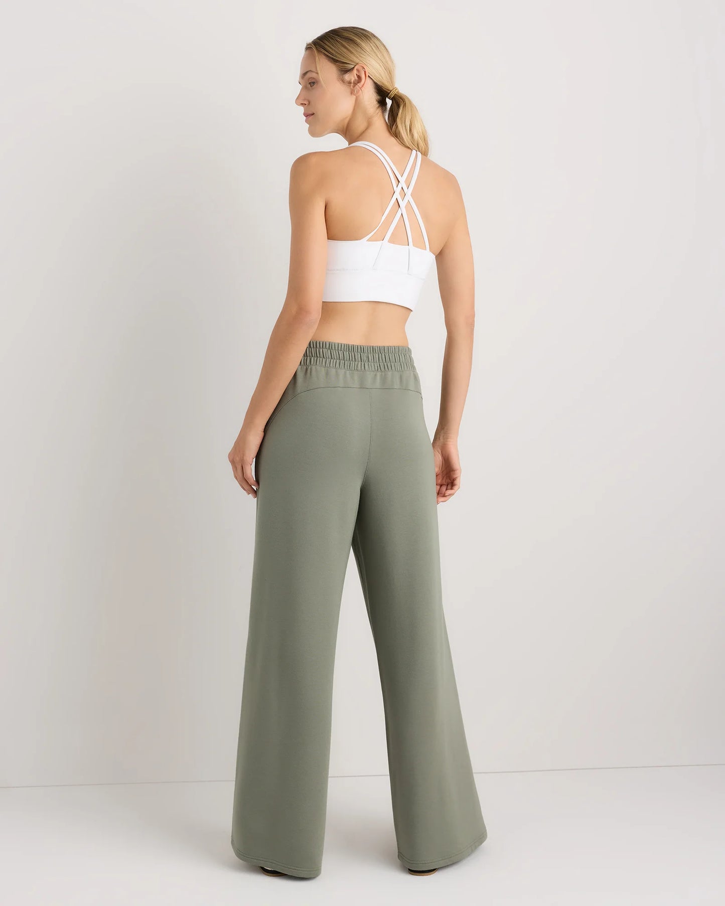 SuperSoft Fleece Wide Leg Pants - XS / Dried Fig
