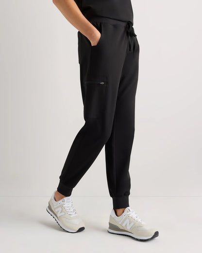 AeraFlex Scrub Joggers - XS / Bold Black