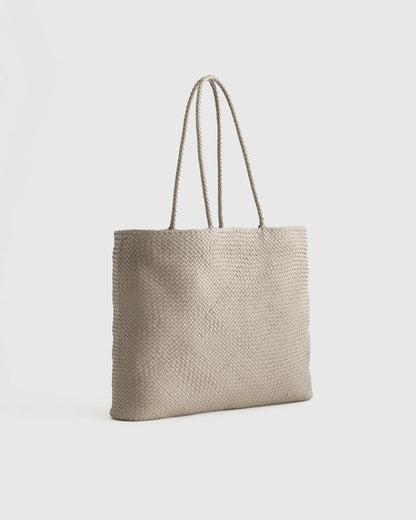 Siena Handwoven Tote - One Size / Taupe