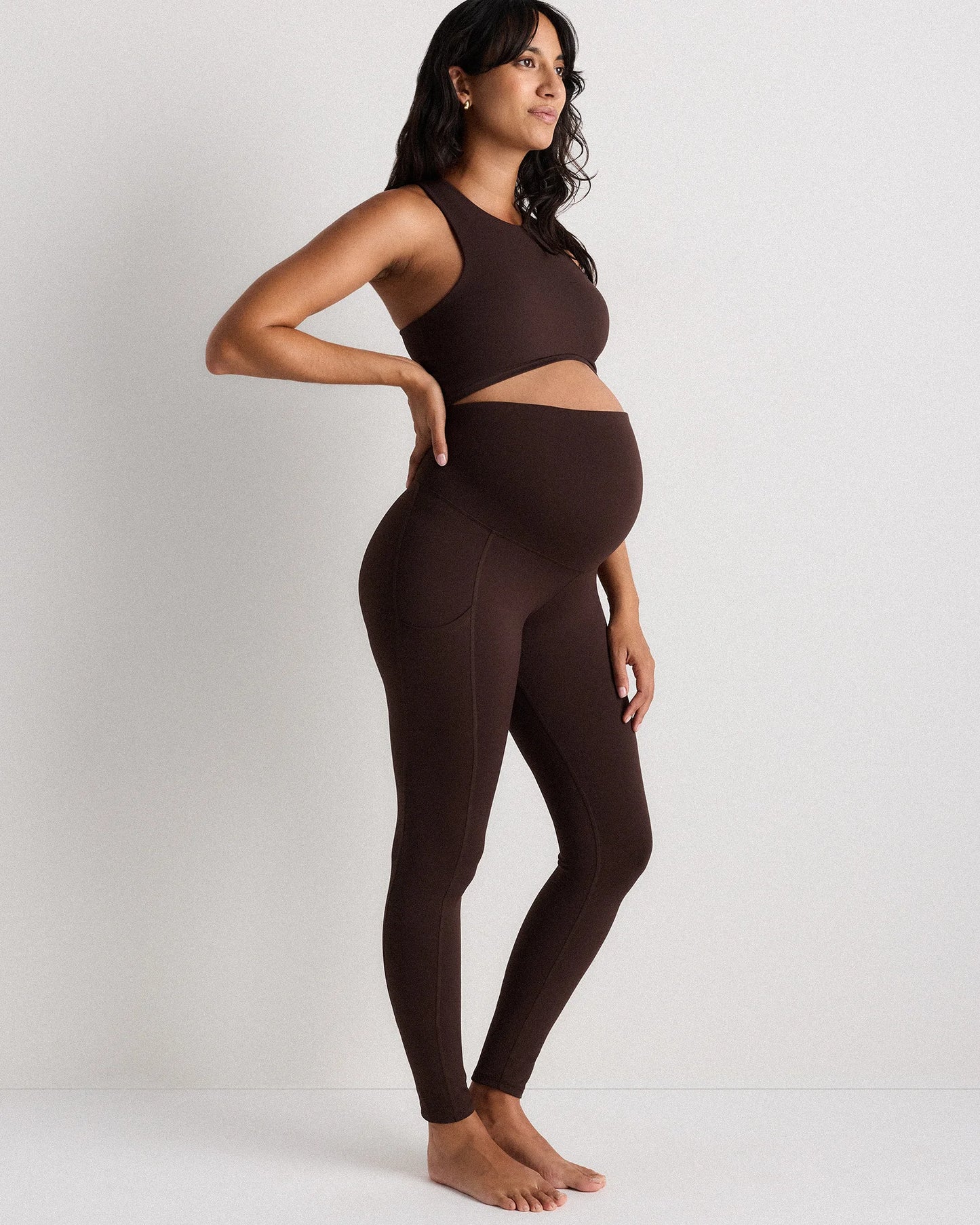 Ultra-Form Maternity Pocket Leggings - XS / Black