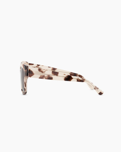 Addison Polarized Acetate Sunglasses - One Size / Tan Tortoise with Grey Lens