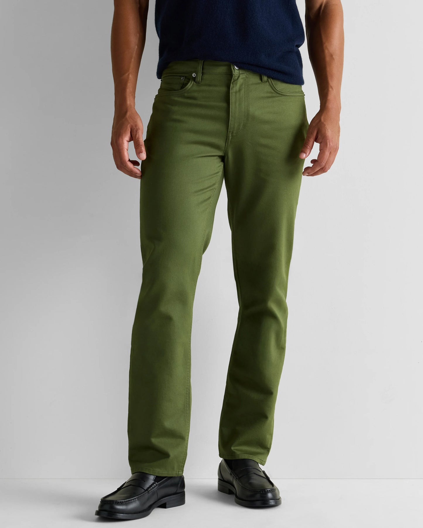 Comfort Stretch Traveler 5-Pocket Pants - Straight - 28X30 / Military Olive