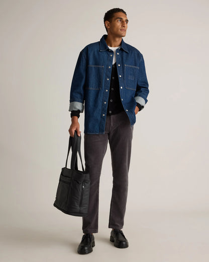 Mongolian Cashmere Cardigan Sweater - S / True Navy