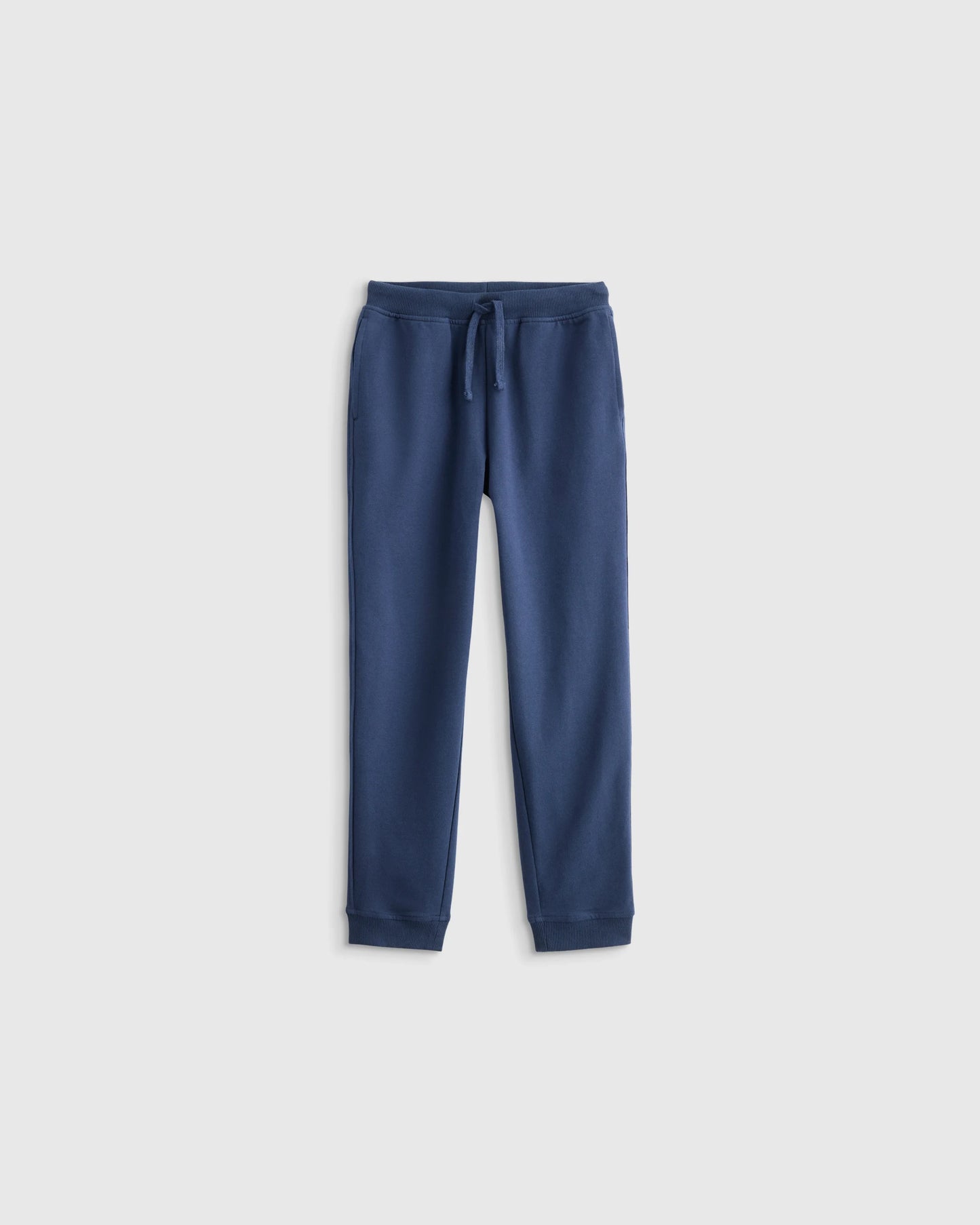 Organic Cotton French Terry Joggers - 2T / Blue Stars