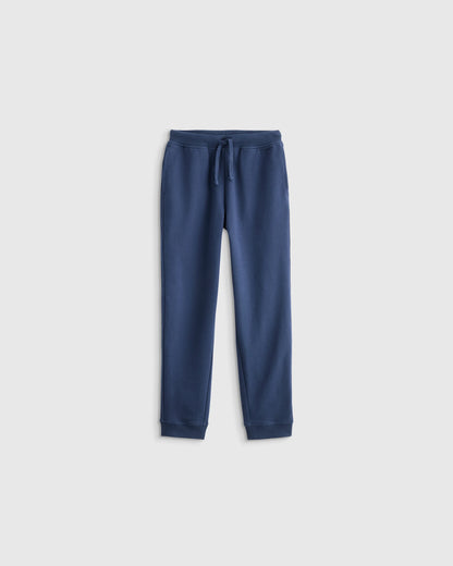 Organic Cotton French Terry Joggers - 2T / Blue Stars