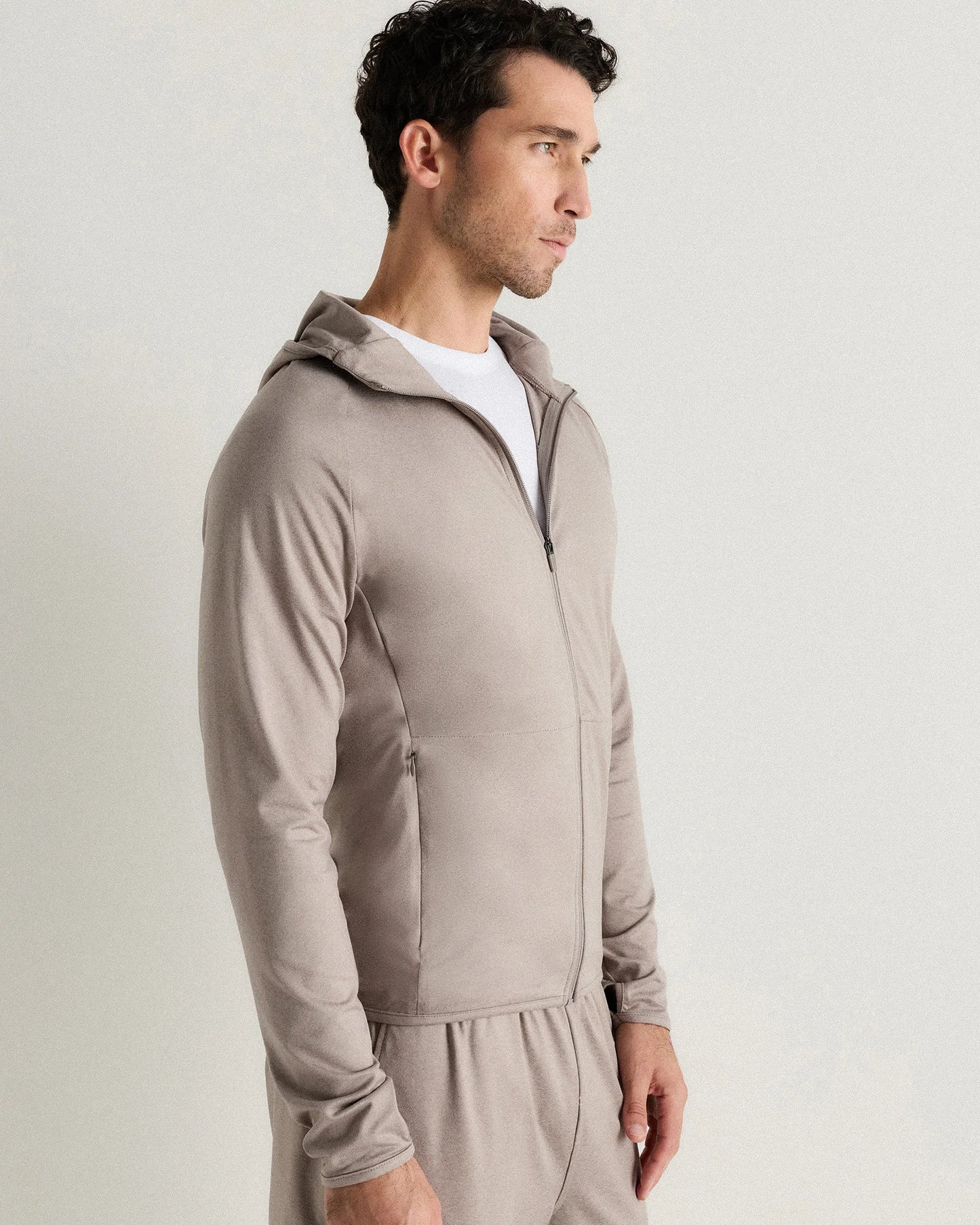Flowknit Performance Zip Hoodie - S / Heather Grey