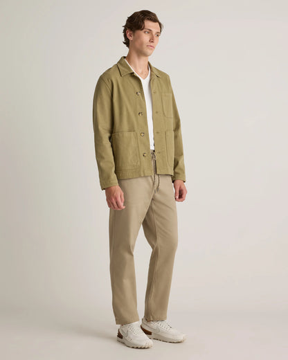 Cotton Chino Drawstring Pants - S / Admiral