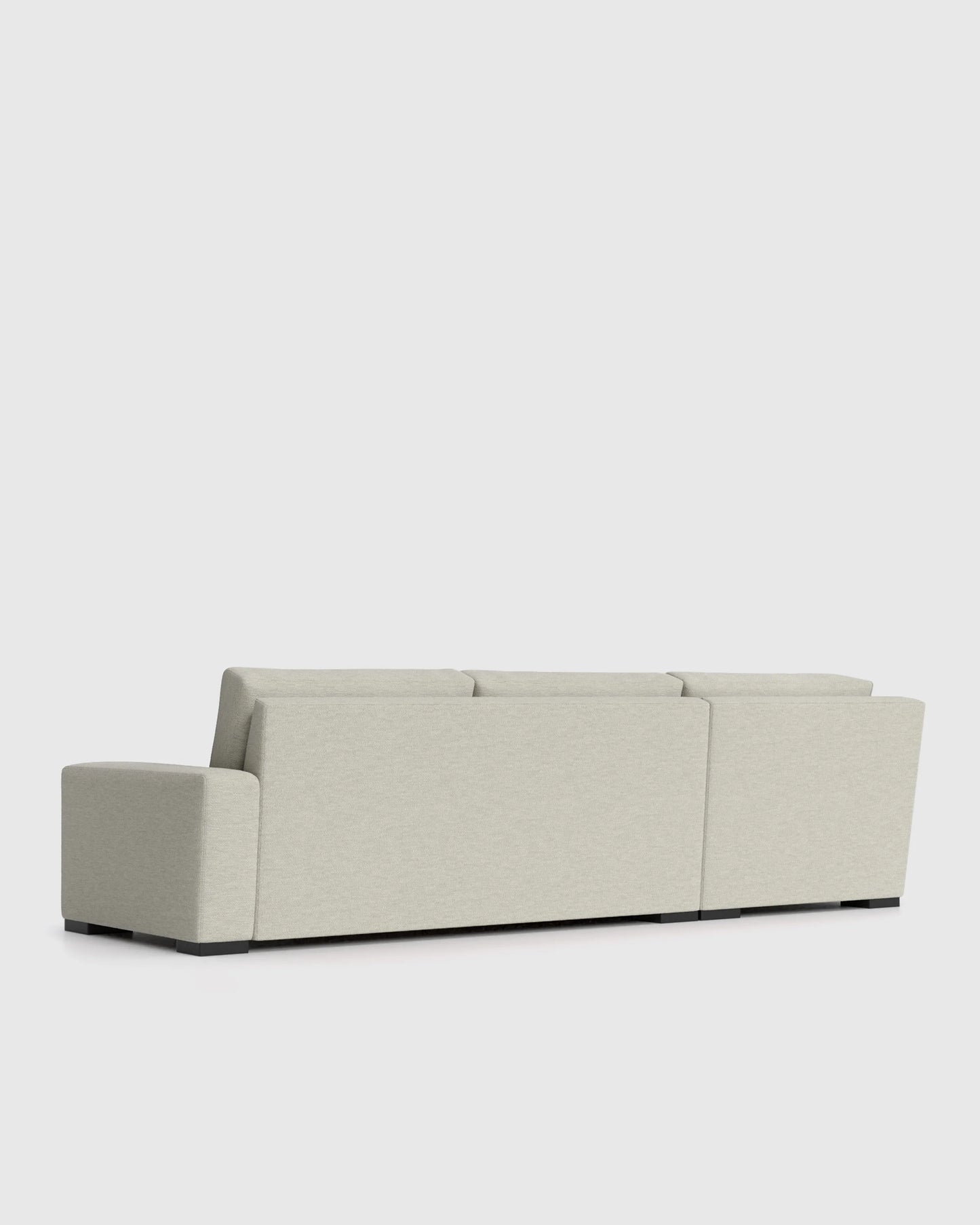 Stillman L Sectional in Performance Basketweave - 116x116 / Flax