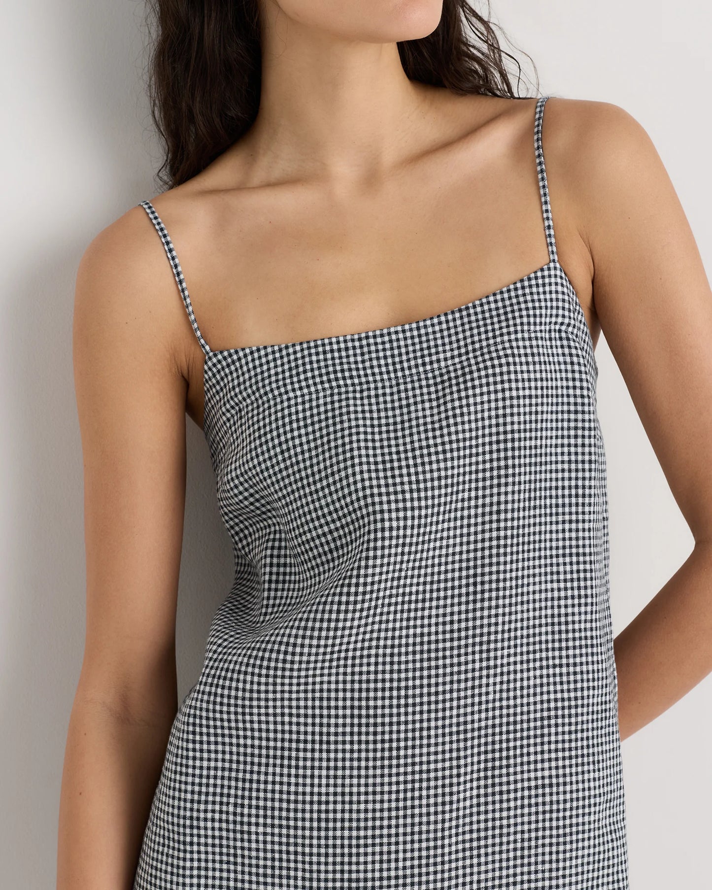 100% European Linen Mini Skort Dress - XS / Moonstone Blue