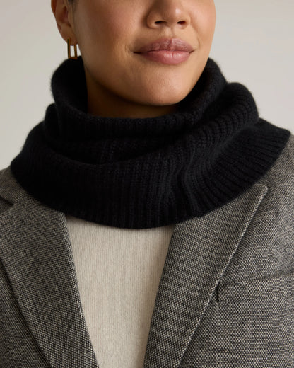 Mongolian Cashmere Snood - One Size / Ivory