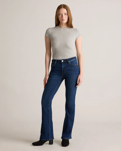 Luna Stretch Flare Jeans - 24 / Black