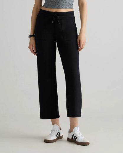 CloudComfort High-Rise Cropped Sweatpants - XS / Pebble Beige