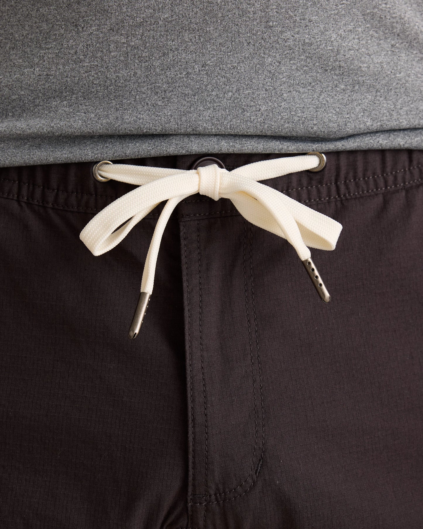 Organic Stretch Ripstop Shorts - 10" - S / Morel Grey