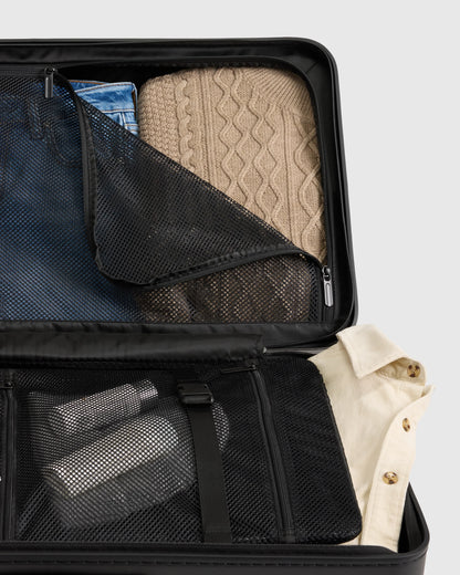 Trunk Check-In Suitcase - One Size / Black