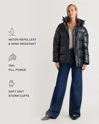 Responsible Down Puffer Jacket - XS / Sea Spray Green