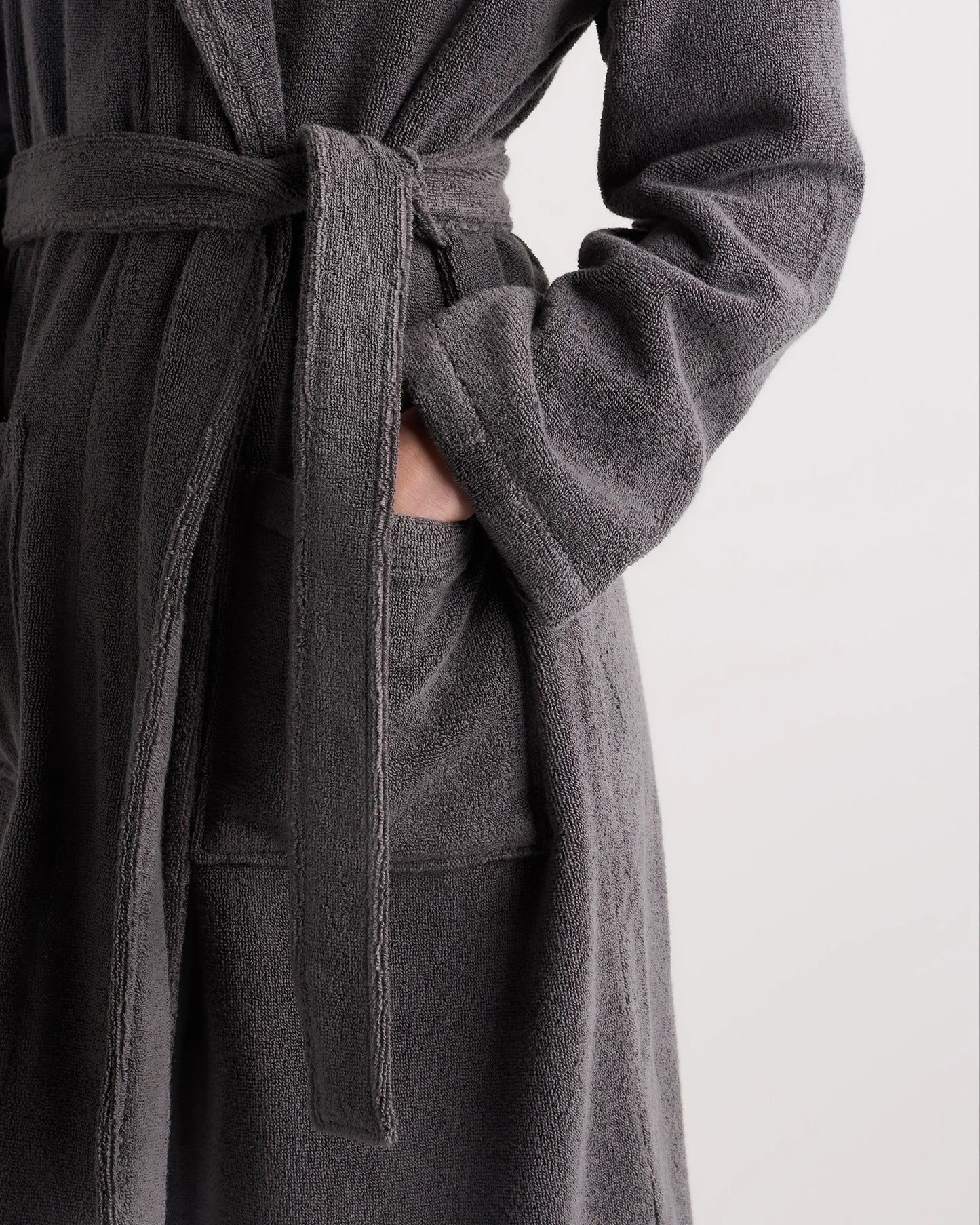 Turkish Cotton Terry Robe - XS / White