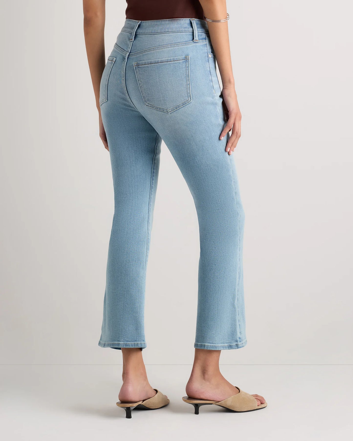 Luna Stretch Flare Jeans - 24 / Black