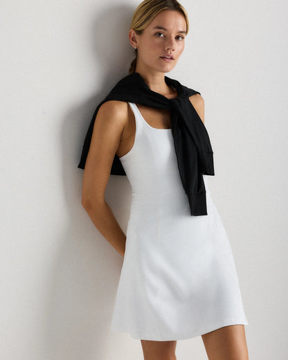 Power-Up Square Neck Dress - XS / Black