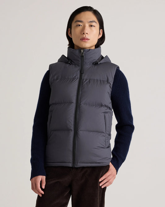Responsible Down Puffer Vest - S / Carbon Grey