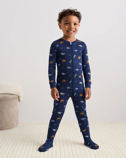 100% Organic Cotton Footie Pajama - 2T / Vehicles