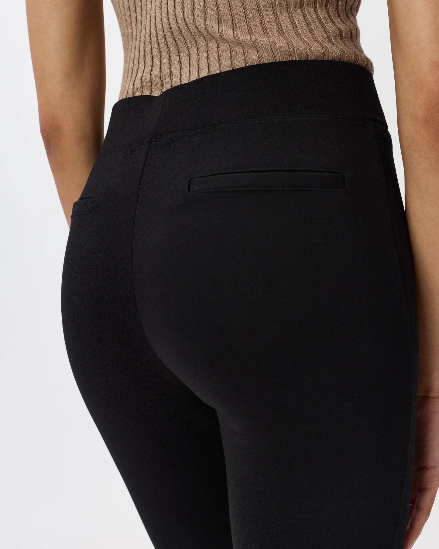 Ultra-Stretch Ponte Kick Flare Pants - XS / Olive